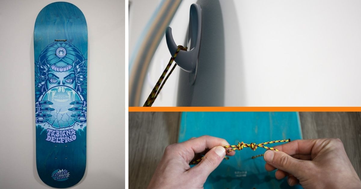 4 Easy Ways To Hang A Skateboard On A Wall